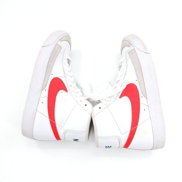 Nike Blazer Mid '77 Shoes Women Size 7 / 5.5Y White Blue Orange DA4086-117 - Picture 7 of 9